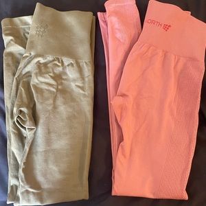 2 pairs of Jed North Leggings, fits a size Medium as well.